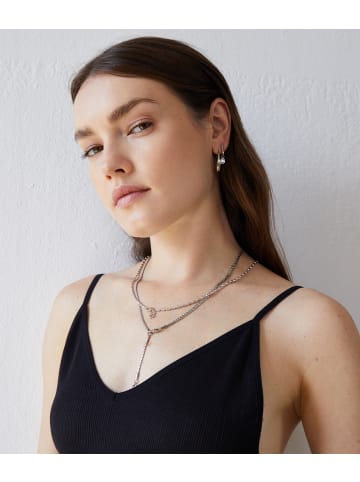 Echtzeit Creolen Like Diamonds in silber