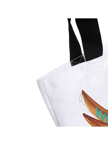 Mr. & Mrs. Panda Tote Bag Rotkehlchen Weihnachten ohne Spruch in Weiß