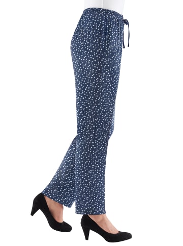 WITT WEIDEN Jersey-Hose in marine-millefleurs