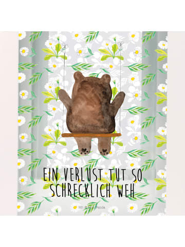 Mr. & Mrs. Panda Laterne Deko Bär Schaukel mit Spruch in Transparent