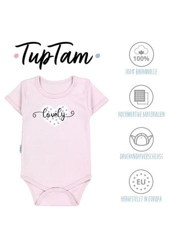 TupTam Mädchen Baby Body Kurzarm 5er Pack in beige/rosa