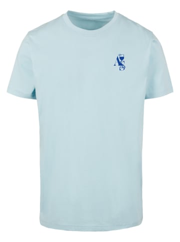 Mister Tee T-Shirt in ocean blue