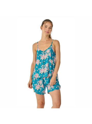 J and J Brothers Schlafanzug in Turquoise