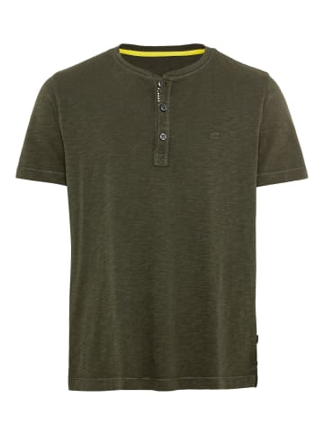 Camel Active Kurzarm Henley in Grün