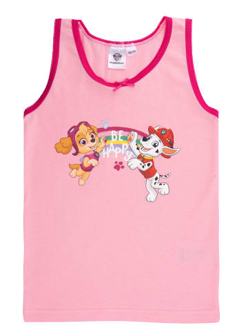 Paw Patrol 2er Pack Paw Patrol Unterhemd Tank Top Hemdchen in rosa