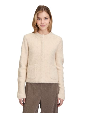 Betty Barclay Grobstrickjacke mit Lurexfaden in beige