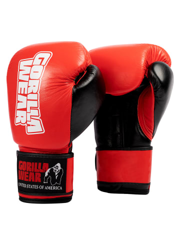 Gorilla Wear Boxhandschuhe - Ashton Pro - Rot/Schwarz