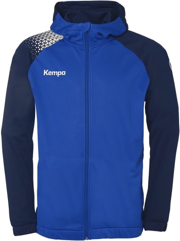 Kempa Trainingsjacke "Ambition 28 Kapuzenjacke" in Blau