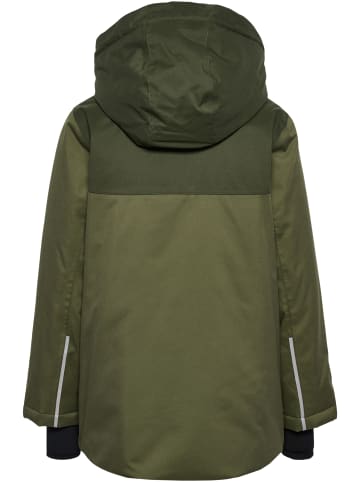 Hummel Hummel Jacke Hmllogan Jungen Atmungsaktiv Wasserdichter Und Windabweisend in OLIVE NIGHT