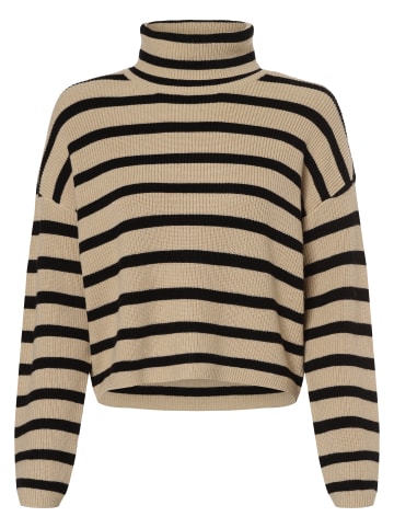 MOSS COPENHAGEN Pullover MSCHMarthea in beige schwarz