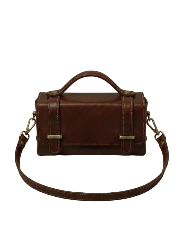 Viola Castellani Umhängetasche in S23 DARK BROWN