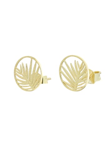 Damen Ohrringe – Ohrstecker aus 925 Silber in gold