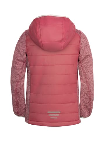 Trollkids hybride Fleece-Jacke "Skabu" in Altrosa/Weiß