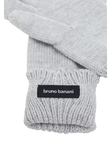 Bruno Banani Strickhandschuhe BUSH in Grau / Melange