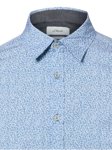 s.Oliver Hemd in hellblau weiß