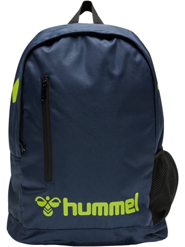 Hummel Hummel Rucksack Core Back Multisport Unisex Erwachsene in DARK DENIM/LIME PUNCH