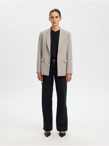 SELECTED FEMME Klassischer Blazer mit Reverskragen in Island Fossil Melange