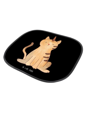 Mr. & Mrs. Panda Sonnenblende Auto Einhorn Katze ohne Spruch in Schwarz