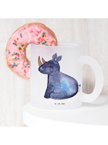 Mr. & Mrs. Panda Tasse Einhorn Nashorn ohne Spruch in Transparent