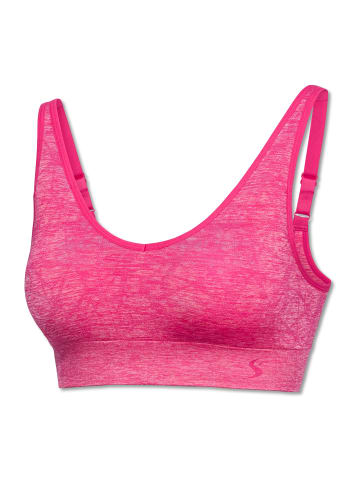 Schiesser Sport-Bustier Active in pink-mel.