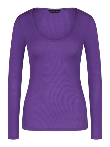 Triumph Longsleeve Beauty Layers Top Scoop Neck in PURPLE HAZE