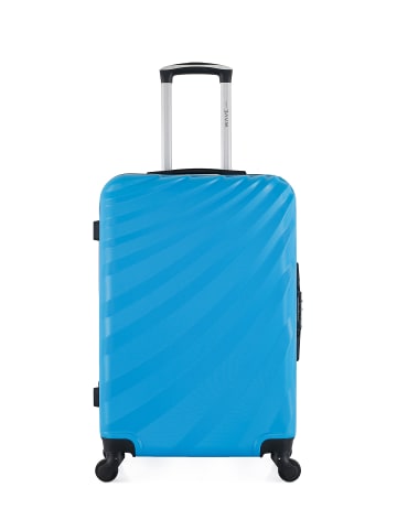 WAVE PARIS Mittelgroßer Hartschalenkoffer DANUBE in Blau (64L)