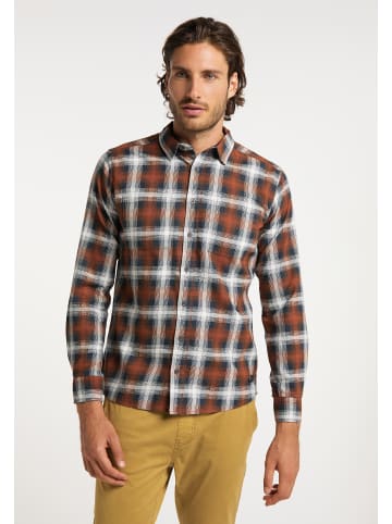 DreiMaster Herren Hemd in Kupferbraun