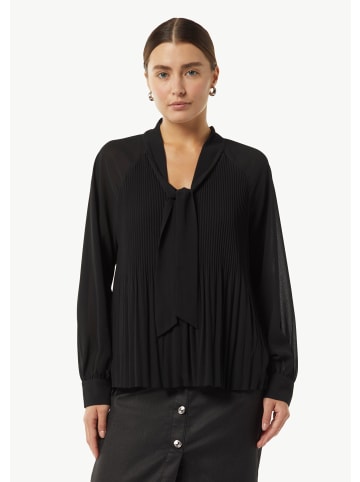 comma Bluse langarm in Schwarz