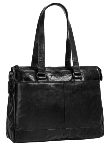 SPIKES & SPARROW Shopper in schwarz