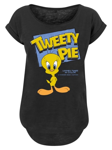 F4NT4STIC Long Cut T-Shirt Looney Tunes Classic Tweety Pie in schwarz