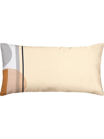 Erwin Müller Mako-Single-Jersey Kissenbezug in orange-blau-beige