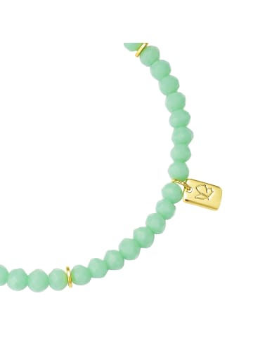 Glanzstücke München Armband aus Sterling Silber mit Glas in gelbgold