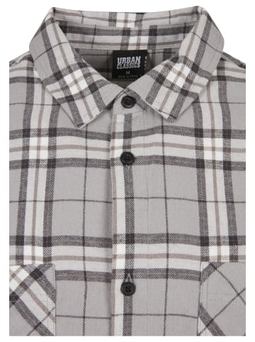 Urban Classics Long Sleeve Shirt in grey/black