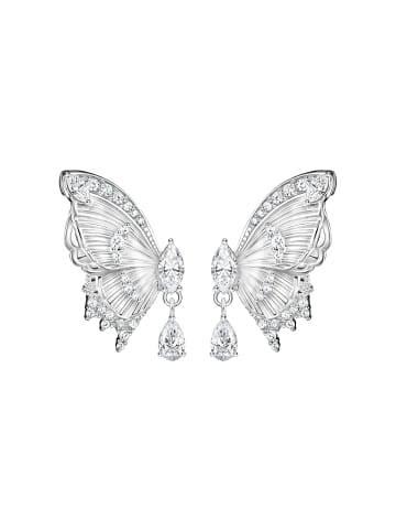 Thomas Sabo Ohrstecker Butterfly Paradise in silber, weiß