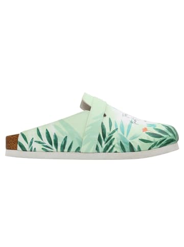 Dogo Comfie Hausschuhe - Trees are Poems 41 in Grün