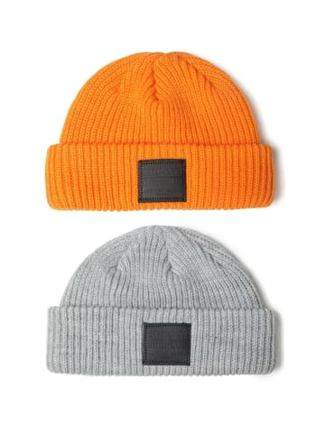 Minoti 2er-Set: Mützen 19hat10 in orange