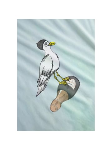 Derbe T-Shirt Sturmmöwe in skyride/lava smoke