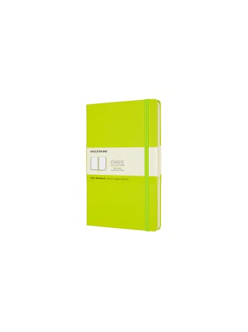 Moleskine Notizbuch mit festem Einband, 70g-Papier Blanko "Classic" in Limetten Grün