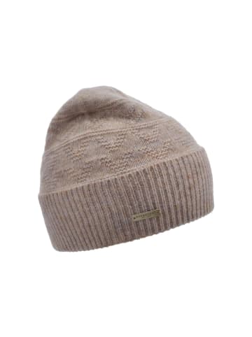 Seeberger Strickmütze in beige
