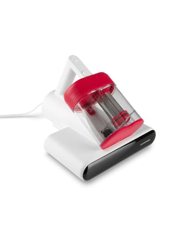 Clean Maxx Milben-Handstaubsauger 400W weiß/rot Weiß