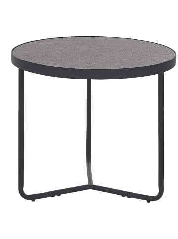 Beliani Couchtisch MELODY in Grau/Schwarz - (W) 50 x (H) 45 x (L) 50 cm