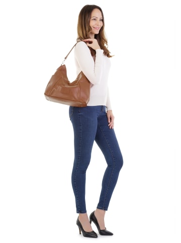 Samantha Look Shopper echt Leder in cognac