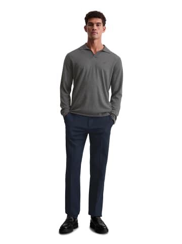 Marc O'Polo Polokragen-Pullover regular in graphite grey melange