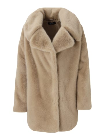Aniston SELECTED Fellimitatmantel in beige