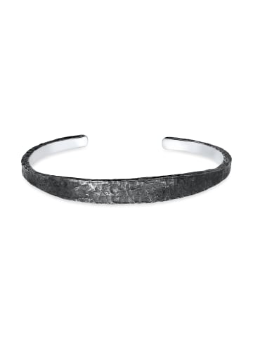 KUZZOI Armband 925 Sterling Silber in Grau