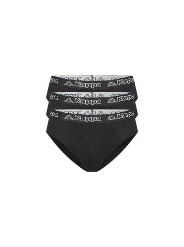 Kappa Kappa 3er Set Herren Slip in 3xSchwarz