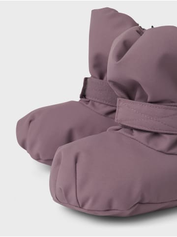name it Baby Booties NMNSNOW10 BOOT W WOOL in grape shake