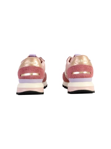 Victoria Sneakers aus Leder Rose