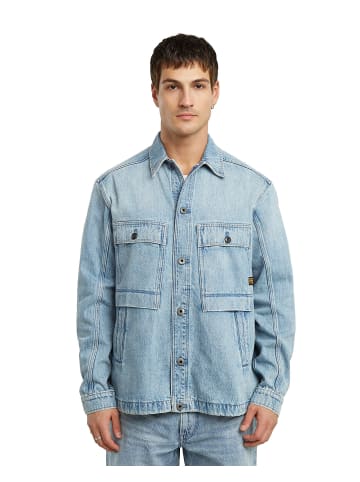 G-Star Raw Mosa Overshirt sun faded pacific blue