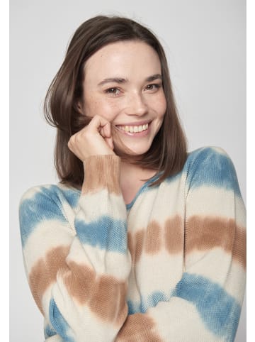 GreenBomb Silky Basic in Haselnussblau gestreift